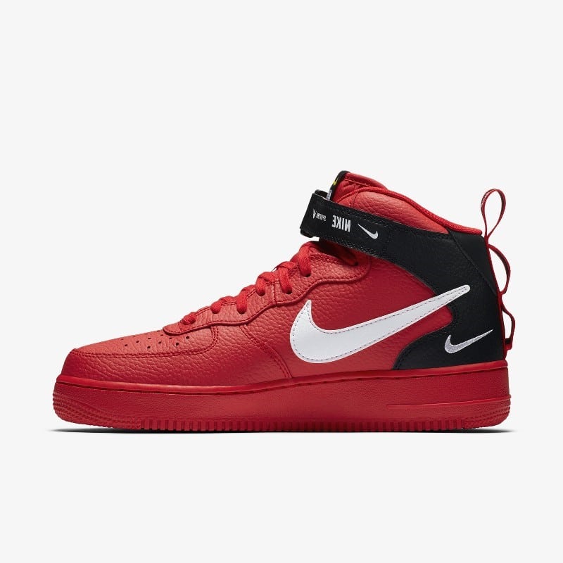 Nike Air Force 1 Mid Utility Red 804609 605 Grailify